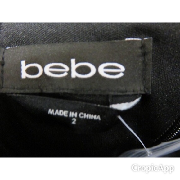 NWT, Bebe High/Low Crystal Prom Dress - Picture 5 of 6